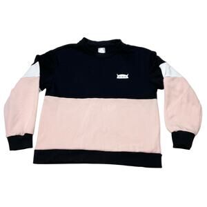 KINWAMONSTER LOGO Pink/Black/White Sweatshirt Unisex Adult Small Official Used